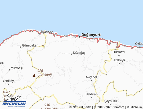 Mappa MICHELIN Düzağaç - ViaMichelin