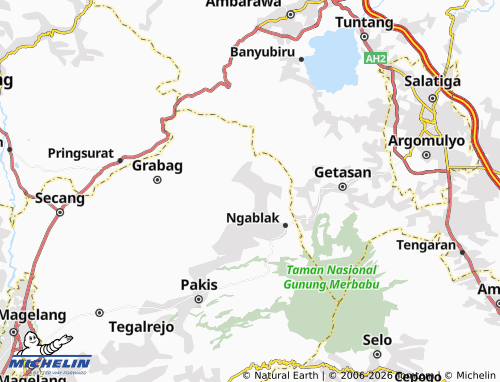MICHELIN Jogoyasan map - ViaMichelin