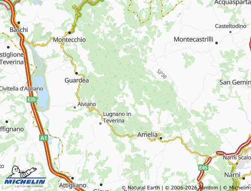 Mapa MICHELIN Macchie - ViaMichelin