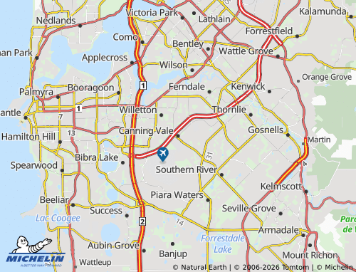 Mapa MICHELIN Canning Vale - ViaMichelin