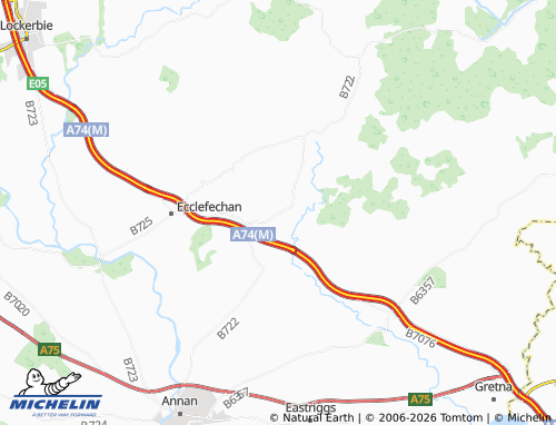 MICHELIN Eaglesfield map - ViaMichelin
