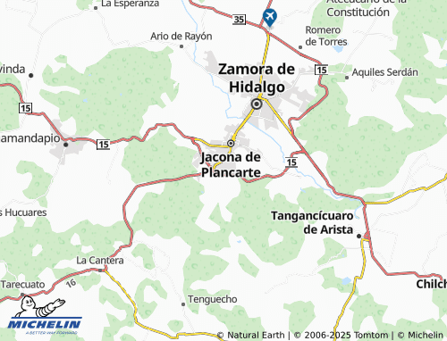 MICHELIN El Arcoíris Popular map - ViaMichelin