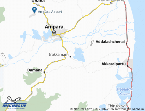 Mappa MICHELIN Irakkamam 04 - ViaMichelin