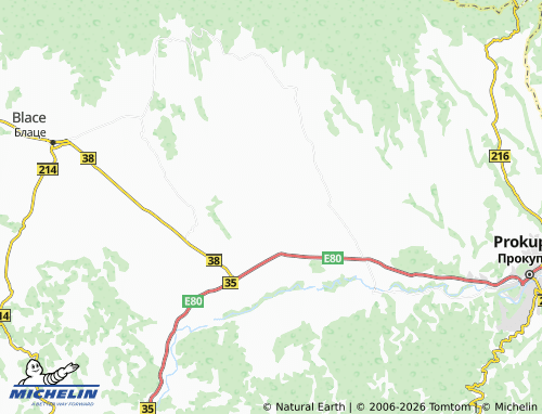 Carte MICHELIN Končić - ViaMichelin