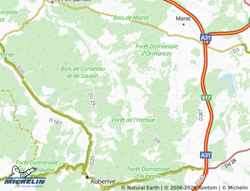 Mapa MICHELIN Rochetaillée - ViaMichelin