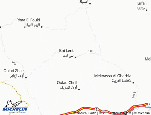 Mappa MICHELIN Bani Lanth - ViaMichelin