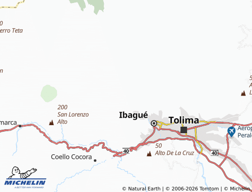 MICHELIN Tres Esquinas map - ViaMichelin
