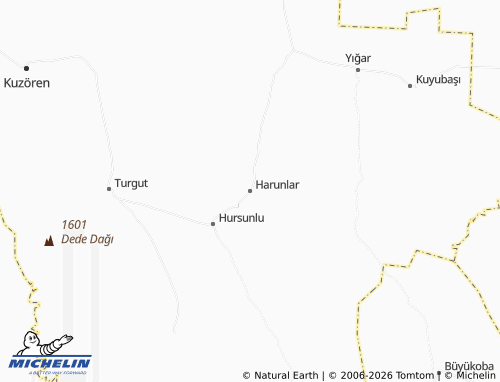 MICHELIN Harunlar map - ViaMichelin