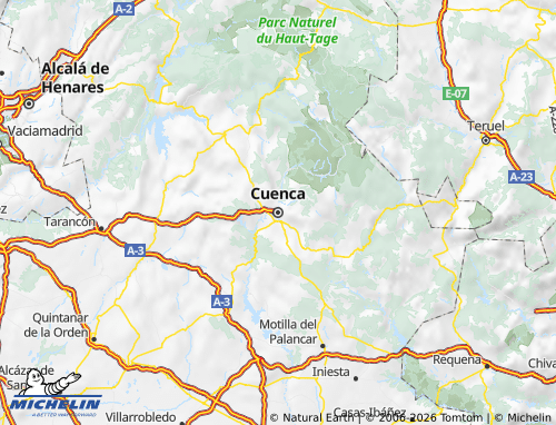 Carte MICHELIN Cuenca - ViaMichelin