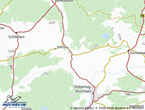 Mappa MICHELIN Trebbus - ViaMichelin