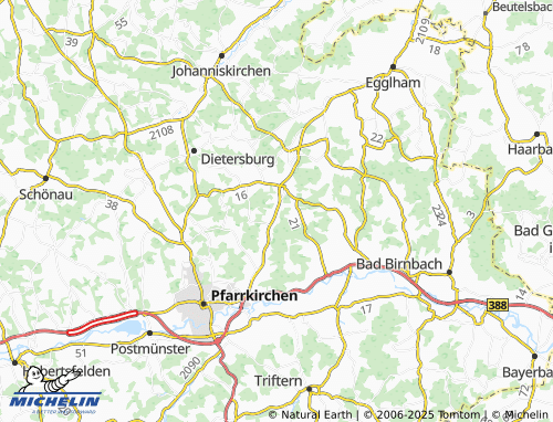 Carte MICHELIN Laab - ViaMichelin