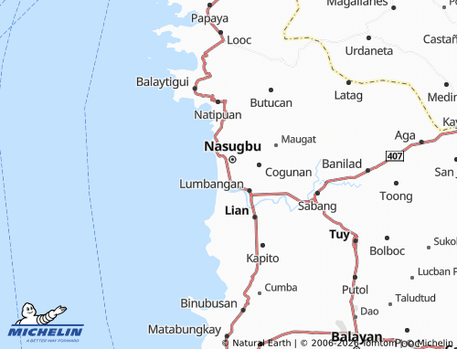 MICHELIN Bucana map - ViaMichelin