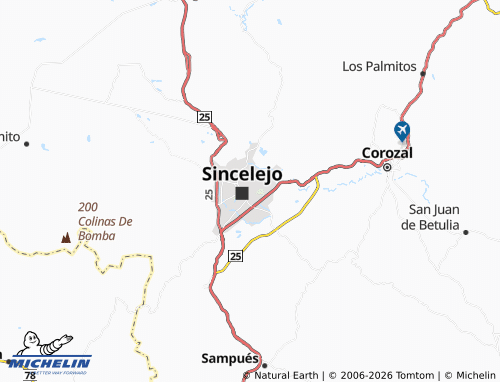 Mapa MICHELIN El Tendal - ViaMichelin