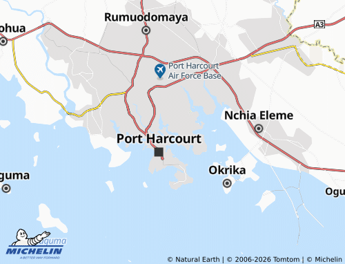 MICHELIN Amadi map - ViaMichelin