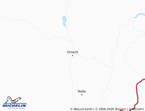 Mappa MICHELIN Omachi - ViaMichelin