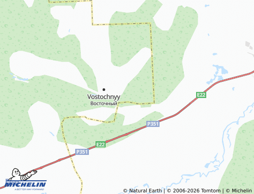 MICHELIN-Landkarte Pobeda - ViaMichelin