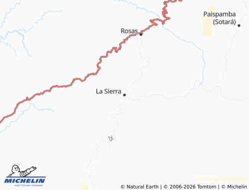 Mapa MICHELIN La Sierra - ViaMichelin