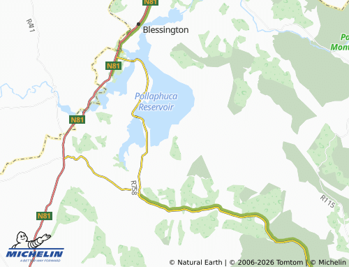 Kaart MICHELIN Ballyknockan - ViaMichelin