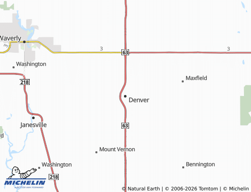 Mappa MICHELIN Denver - ViaMichelin