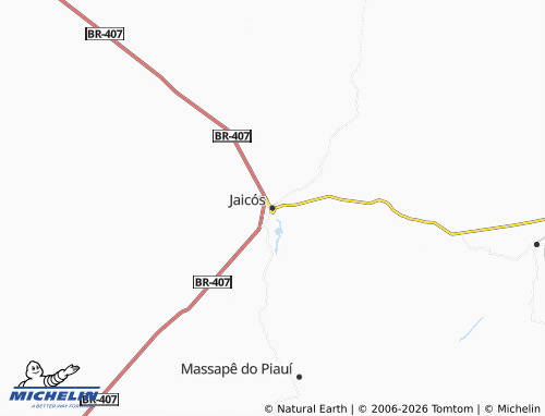 Mappa MICHELIN Jaicós - ViaMichelin