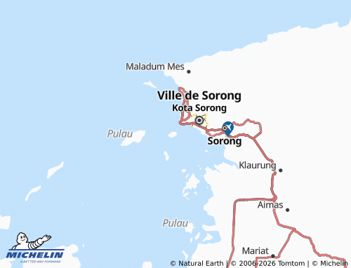 Mapa MICHELIN Doom Timur - ViaMichelin