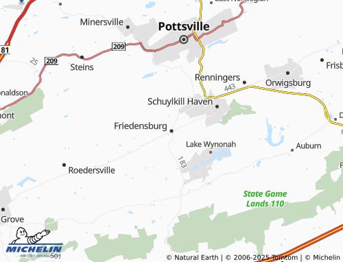 MICHELIN Friedensburg map - ViaMichelin