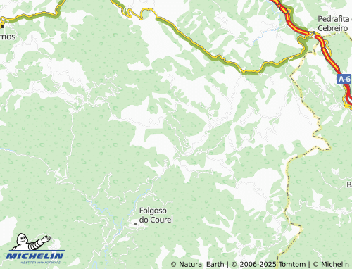 Mappa MICHELIN Meiraos (Santa María) - ViaMichelin
