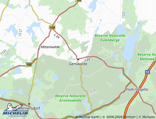 Mappa MICHELIN Gerswalde - ViaMichelin