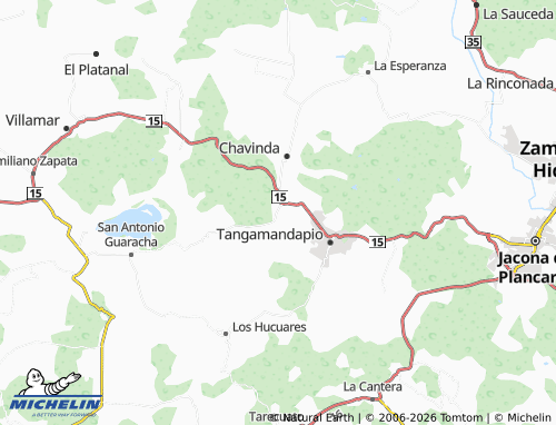 Mapa MICHELIN Churintzio - ViaMichelin
