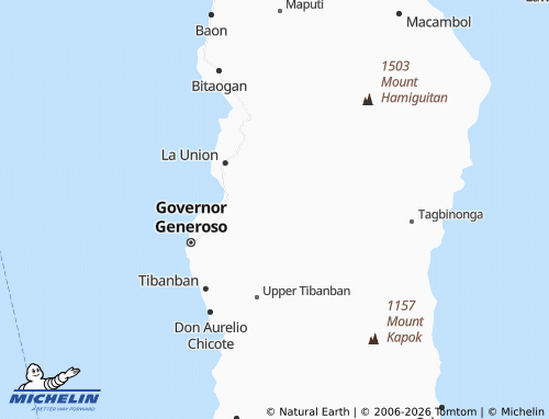 MICHELIN Sergio Osmena map - ViaMichelin