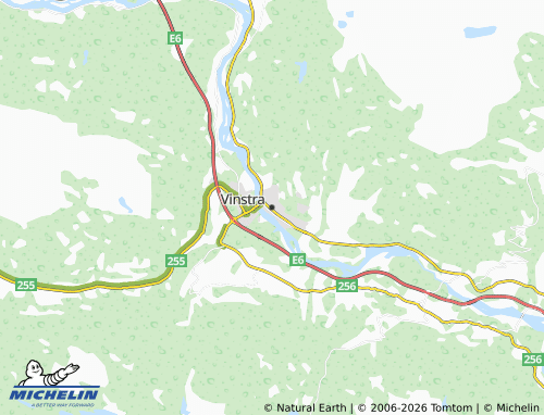 MICHELIN Vinstra map - ViaMichelin