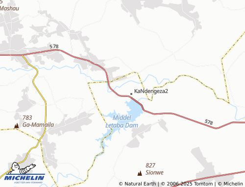 MICHELIN-Landkarte Khomanani - ViaMichelin