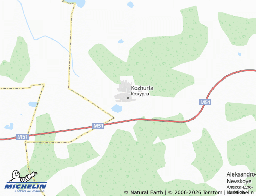 MICHELIN-Landkarte Kozhurla - ViaMichelin