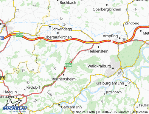 MICHELIN-Landkarte Hofstetten - ViaMichelin