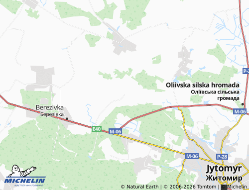 Mapa MICHELIN Vyhoda - ViaMichelin