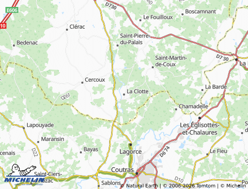 Mapa MICHELIN La Clotte - ViaMichelin