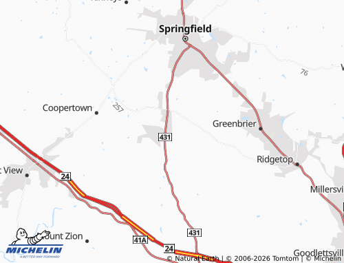 Mapa MICHELIN Crunk - ViaMichelin