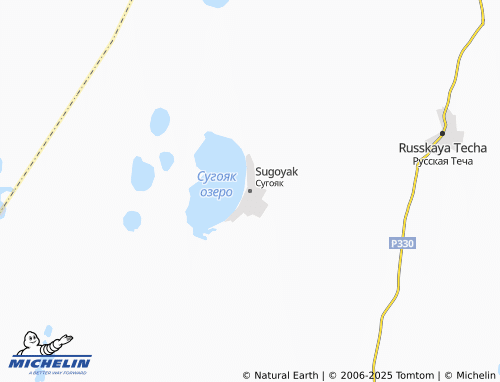 MICHELIN Sugoyak map - ViaMichelin