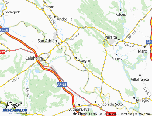Mapa MICHELIN Azagra - ViaMichelin