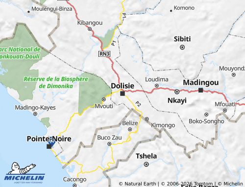 MICHELIN Niari map - ViaMichelin