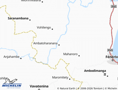 Mapa MICHELIN Ambatoharanana - ViaMichelin