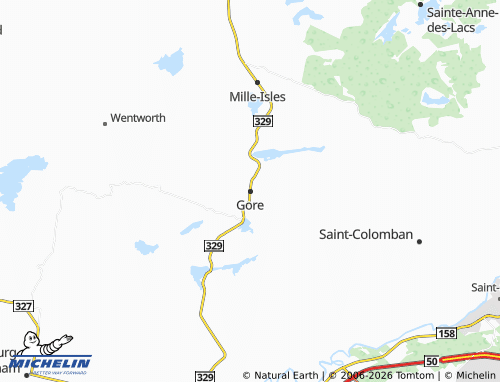 Carte MICHELIN Gore - ViaMichelin
