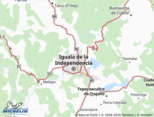 MICHELIN Los Reyes map - ViaMichelin