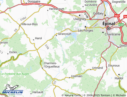 MICHELIN-Landkarte Void de Girancourt - ViaMichelin