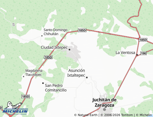 Mapa MICHELIN La Gloria - ViaMichelin