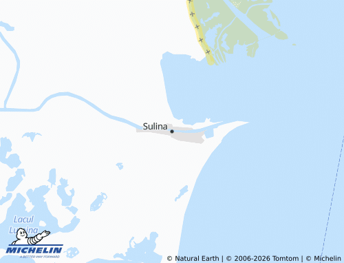 MICHELIN Sulina map - ViaMichelin