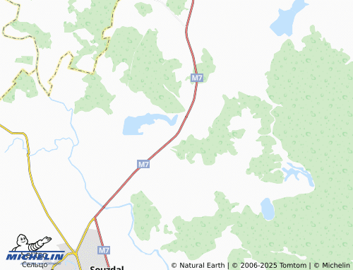 MICHELIN Krasnogvardeyskiy map - ViaMichelin
