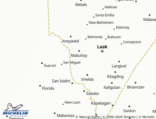 MICHELIN Panamoren map - ViaMichelin