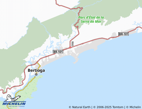 MICHELIN Praia Indaiá map - ViaMichelin