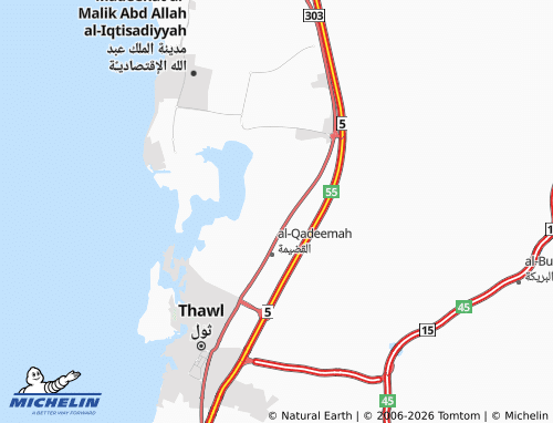 MICHELIN-Landkarte Al Mashriq - ViaMichelin